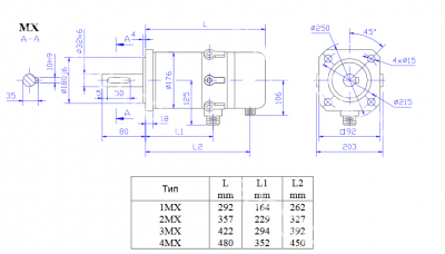 Электродвигатель постоянного тока 1MX - 4 150В, 13А